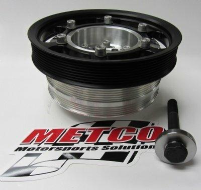 Metco HCP2.50 Overdrive Supercharger Pulley 2.50"                                                                                                      3-Piece Design, +7-9 lbs Boost