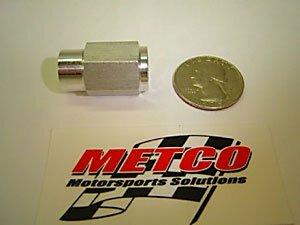Metco MFF0001 Schrader Valve Adapter To Connect Fuel Pressure Gauge or Sensor (Various GM)