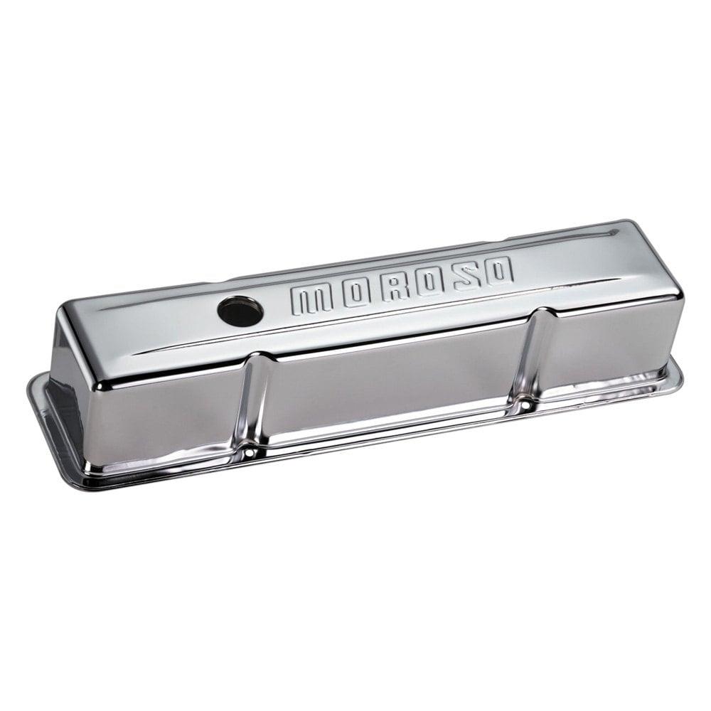 Moroso Valve Covers, Sbc, Chrome, Baffled - 68103