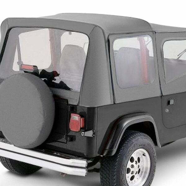 Rampage Complete Top Frame &Amp; Hardware For Soft Upper Doors (1976-1995 CJ7, Wrangler) - 68111