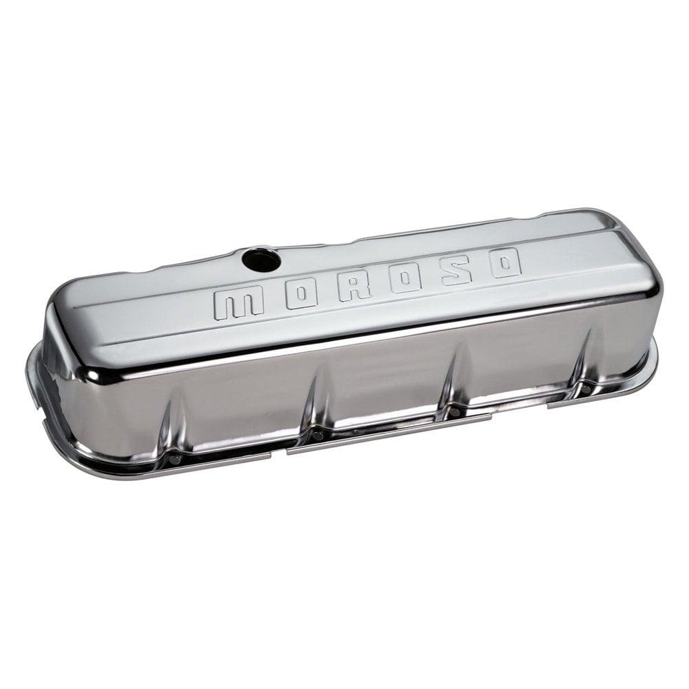 Moroso Valve Covers, Bbc, Chrome, Baffled - 68113