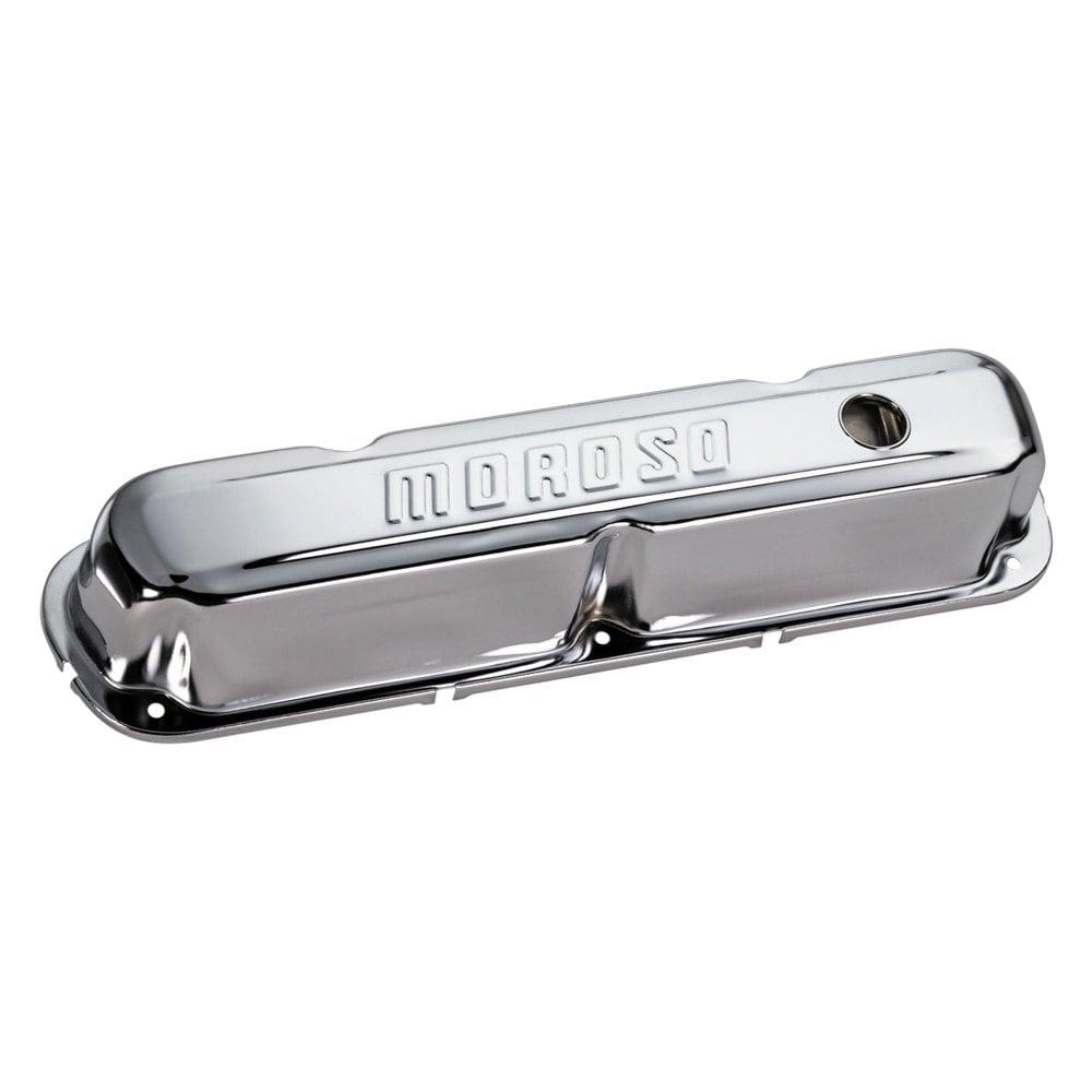 Moroso Valve Covers, Mopar Small Block, Chrome - 68161
