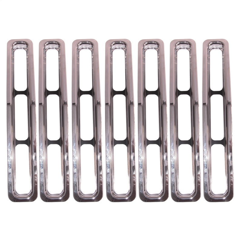 Rugged Ridge Grille Insert Kit Chrome; 87-95 Jeep Wrangler Yj - 11306.01
