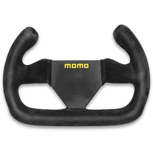Momo Steering Wheel - MOD.12/Cut, 250 Diam, 0 Dish, Blk Suede, Blk Spokes - R1922C/25S
