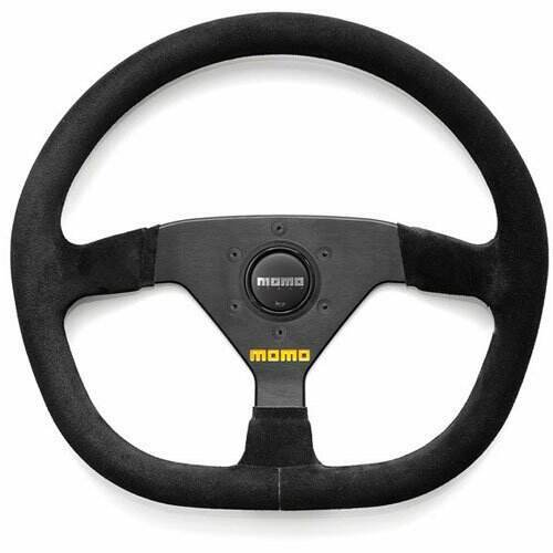 Momo Steering Wheel - MOD.88, 320 Diam, 43 Dish, Blk Suede, Blk Spokes - R1988/32S
