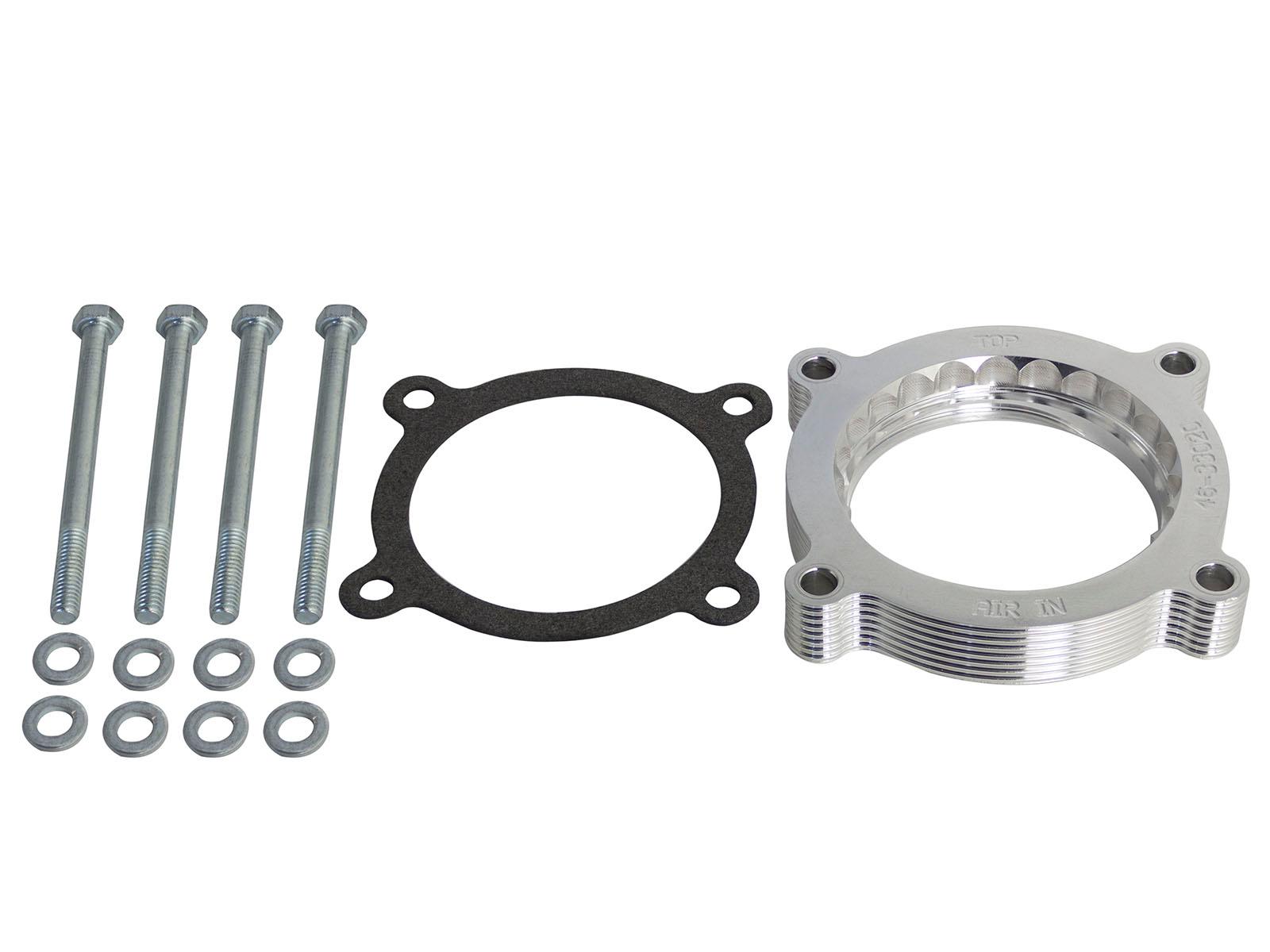 AFE Silver Bullet Throttle Body Spacer Kit (2011-2021 F-250 Super Duty, F-350 Super Duty, Mustang) - 46-33020