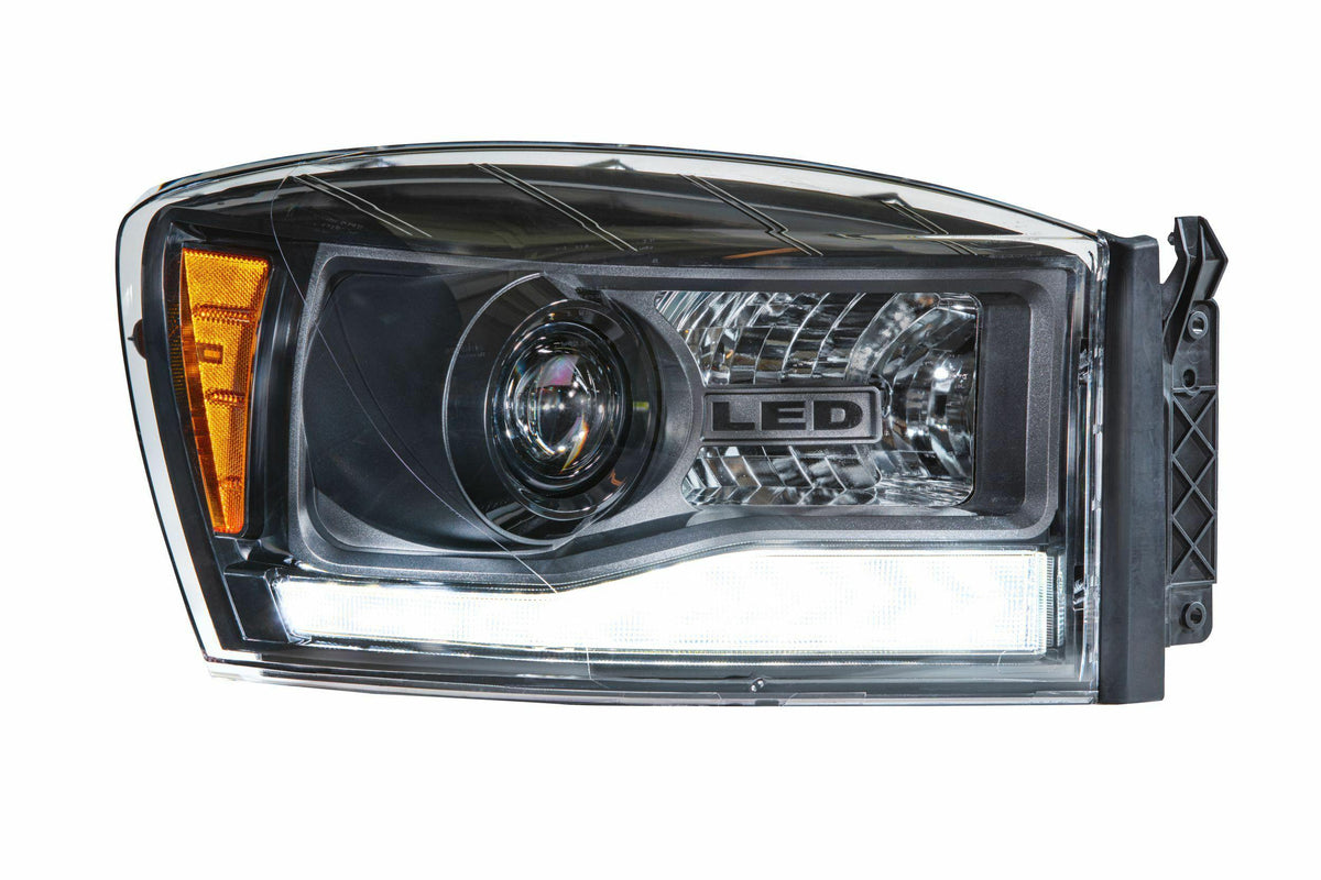 Morimoto XB Hybrid LED Headlights: Dodge Ram (06-08) (Pair / ASM) - LF558
