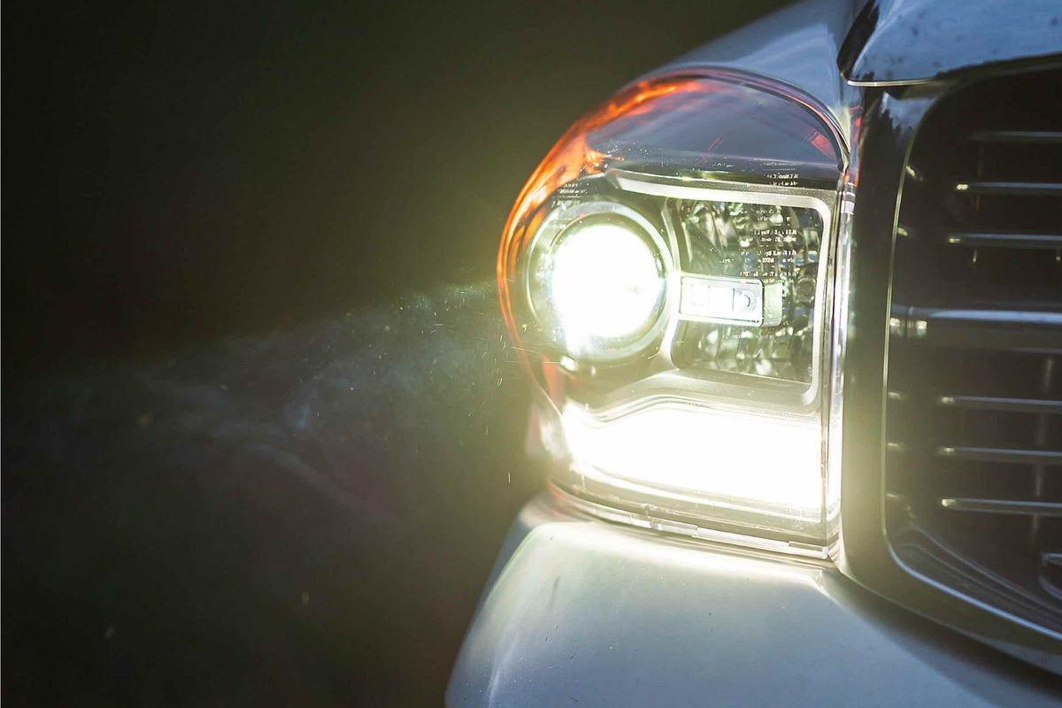 Morimoto XB Hybrid LED Headlights: Dodge Ram (06-08) (Pair / ASM) - LF558