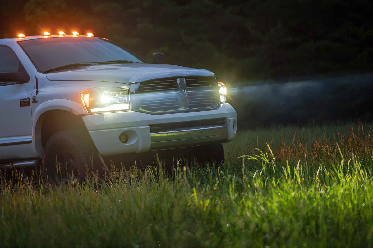 Morimoto XB Hybrid LED Headlights: Dodge Ram (06-08) (Pair / ASM) - LF558