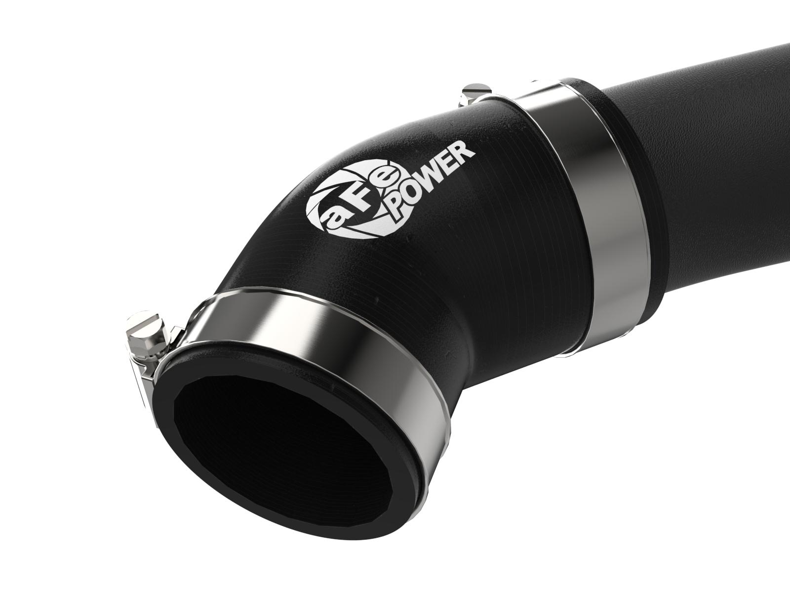 AFE BladeRunner 2-1/4 IN Aluminum Hot Charge Pipe Black Hyundai Elantra/Elantra GT/i30 17-20/Veloster 19-21 L4-1.6L (t) - 46-20638-B