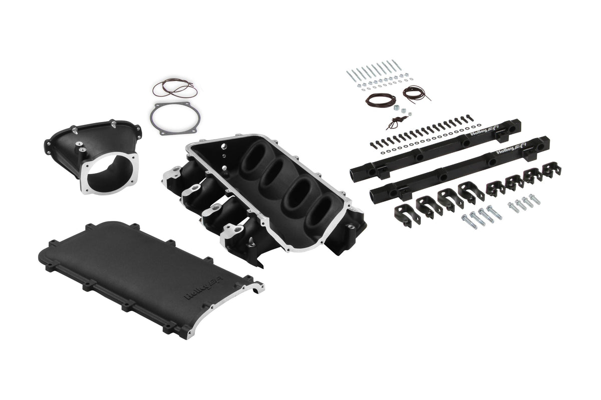 Holley EFI Ultra Lo-Ram Intake Manifold Kit - 300-680BK