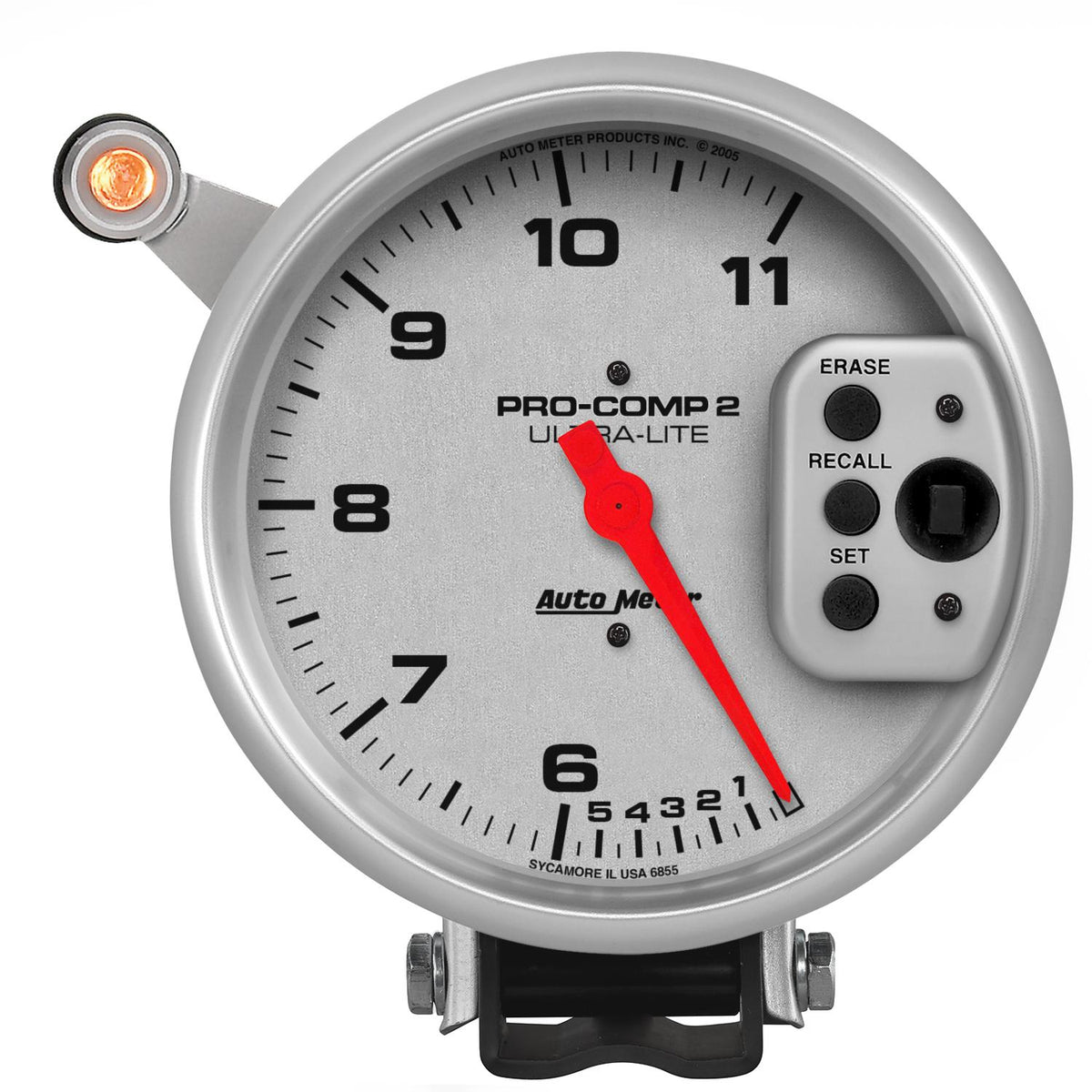 Autometer Ultra-Lite Series 11000 RPM Tachometer Dual Range