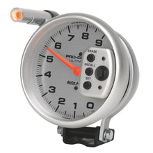 Auto Meter 5" TACHOMETER, 0-9000 RPM, PEDESTAL W/ QUICK LITE, W/PEAK MEMORY, ULTRA-LITE - 6856
