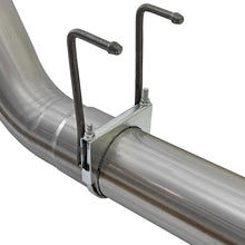 AFE Large Bore-HD 5 IN 409 Stainless Steel DPF-Back Exhaust System w/Polished Tip (2017-2021 F-250 Super Duty, F-350 Super Duty) - 49-43090-P