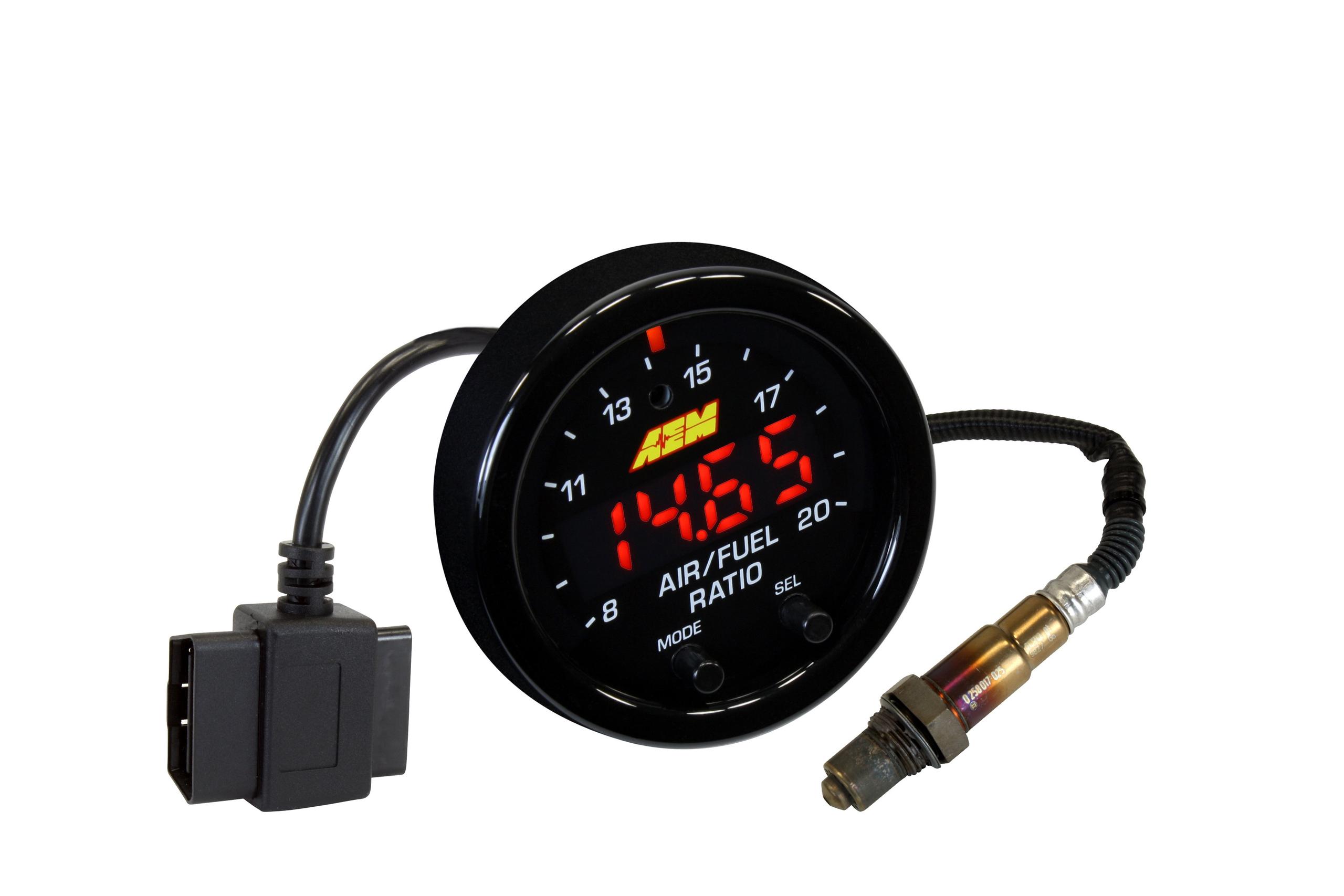 AEM X-Series OBDII Wideband AFR Controller Gauge