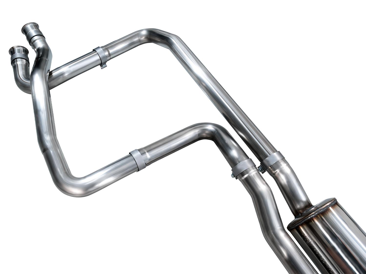 AWE 0FG Catback Exhaust - Chrome Silver Tips (2025+ RAM RHO) - 3015-32630