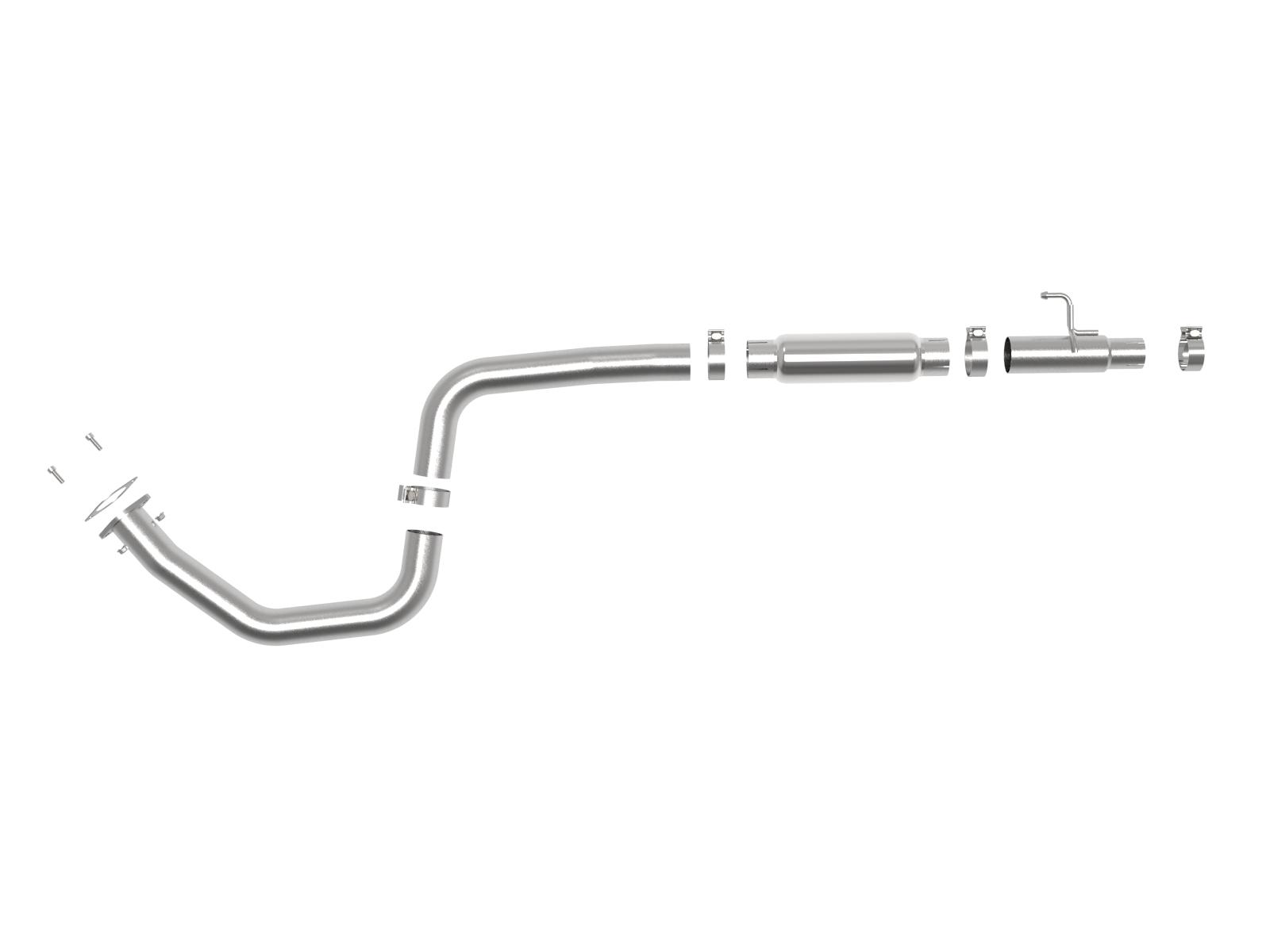 AFE Takeda 3 IN 304 Stainless Steel Mid-Pipe (Hyundai Veloster 19-21 L4-1.6L (t)) - 49-37013