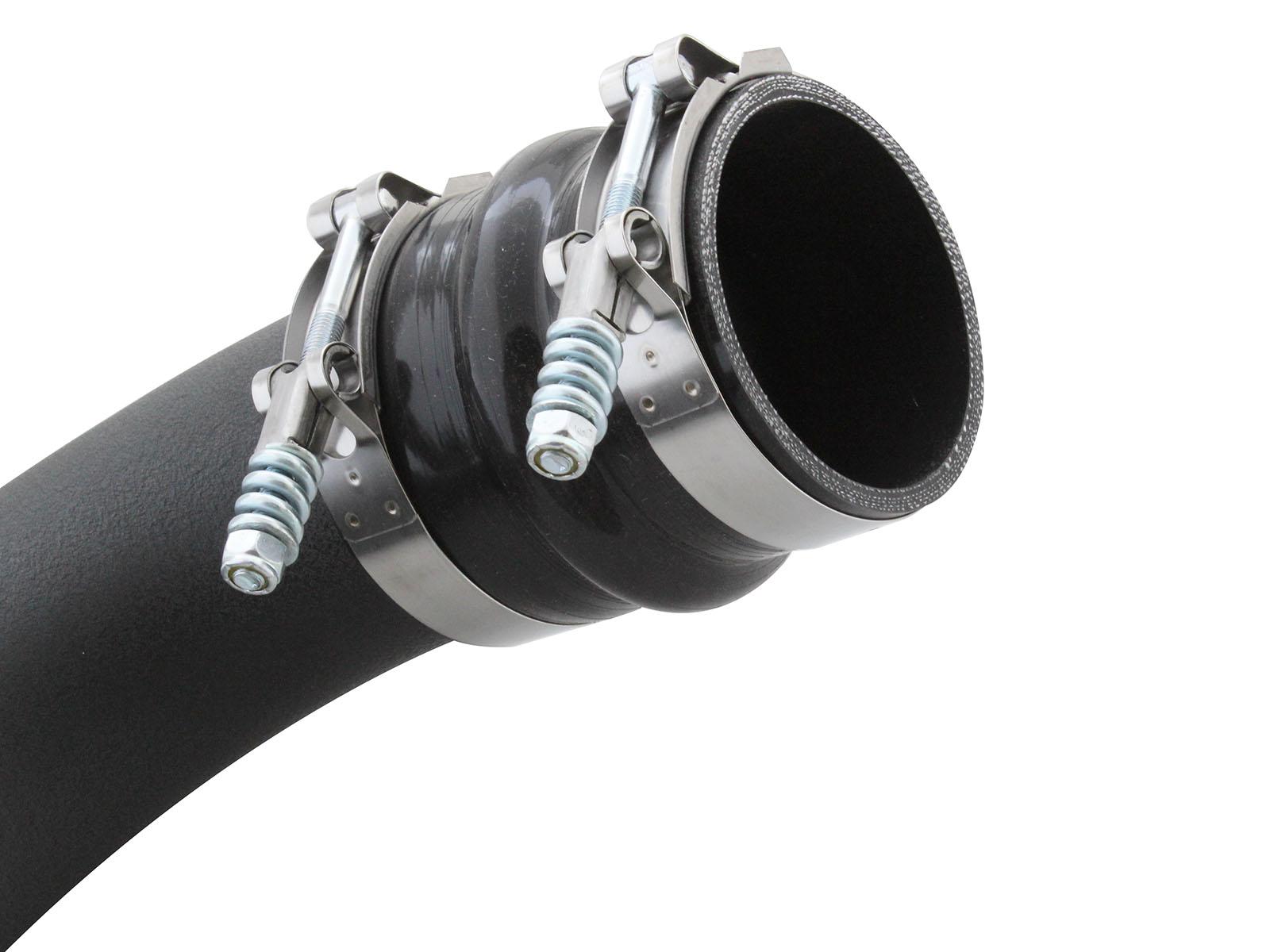 AFE BladeRunner 3 IN Aluminum Cold Charge Pipe Black (2011-2016 Silverado 2500 HD, Silverado 3500 HD, Sierra 2500 HD, Sierra 3500 HD) - 46-20118
