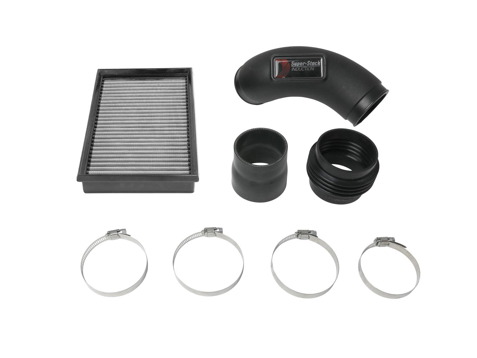 AFE 55-10012D Super Stock Induction System w/ Pro DRY S Filter Media (2015-2021 Volkswagen GTI (MKVII) L4-2.0L T)