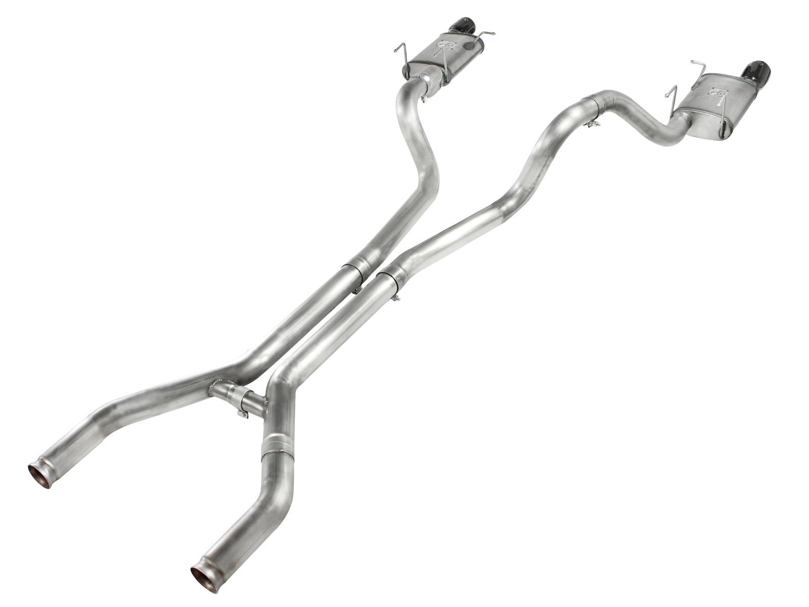 aFe 2011-2014 Mustang GT Mach Force-Xp 3" Stainless Steel Cat-Back Exhaust System w/ Black Tips
