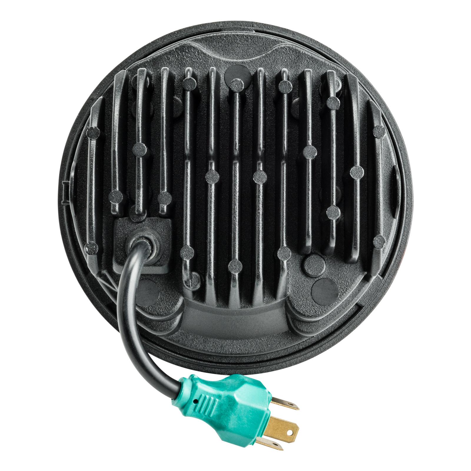 Oracle Lighting 5.75 In. 40W Replacement Led Headlight, Chrome Bezel, 6000K - 6913-504