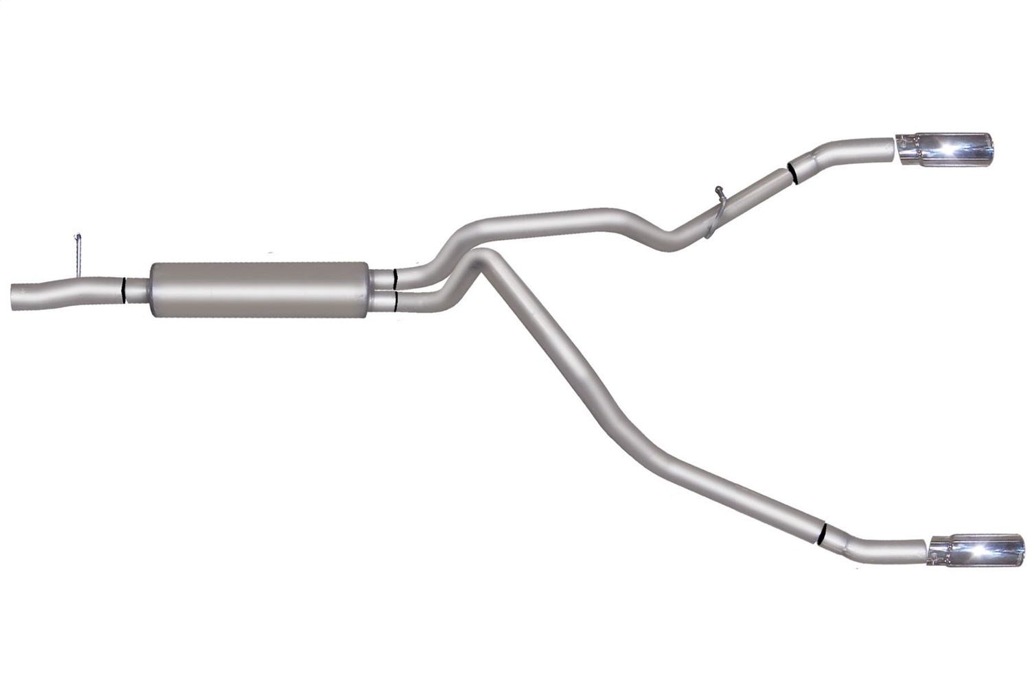 Gibson Exhaust 69130 Cat-Back Dual Split Exhaust System, Stainless