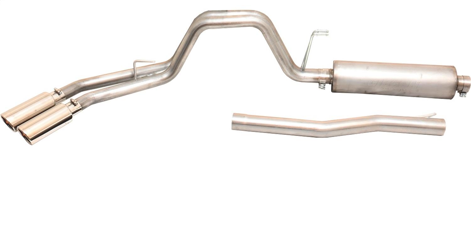 Gibson Exhaust Cat-Back Dual Sport Exhaust System; Stainless (2020-2021 Ford F-250 Super Duty, Ford F-350 Super Duty) - 69135