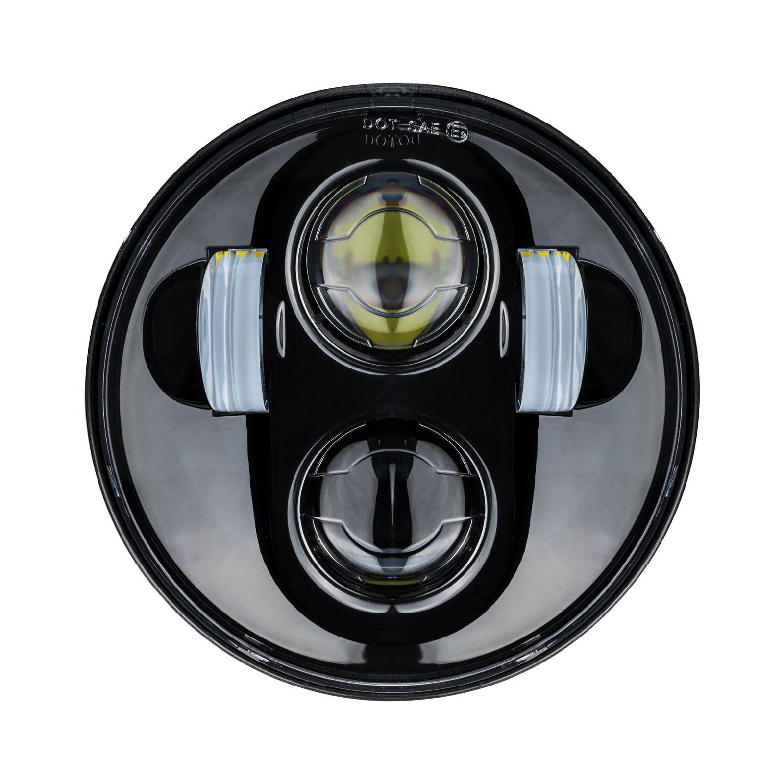Oracle Lighting 5.75 In. 40W Replacement Led Headlight, Black Bezel, 6000K - 6914-504