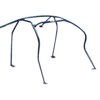 Cusco Rollcage, D1 Chromoly Blue 6-Point, Around Dash Type, 2-Passenger Type, Non-SunRoof model only, '08-'14 Subaru Impreza STi Hatch/Sedan (GR/GV), Non-STi Hatch/Sedan (GH/GE) - 692 261 E