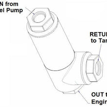 Holley Filter/Regulator Asy - 3/8-Npt, 175 Gph,  - 12-875