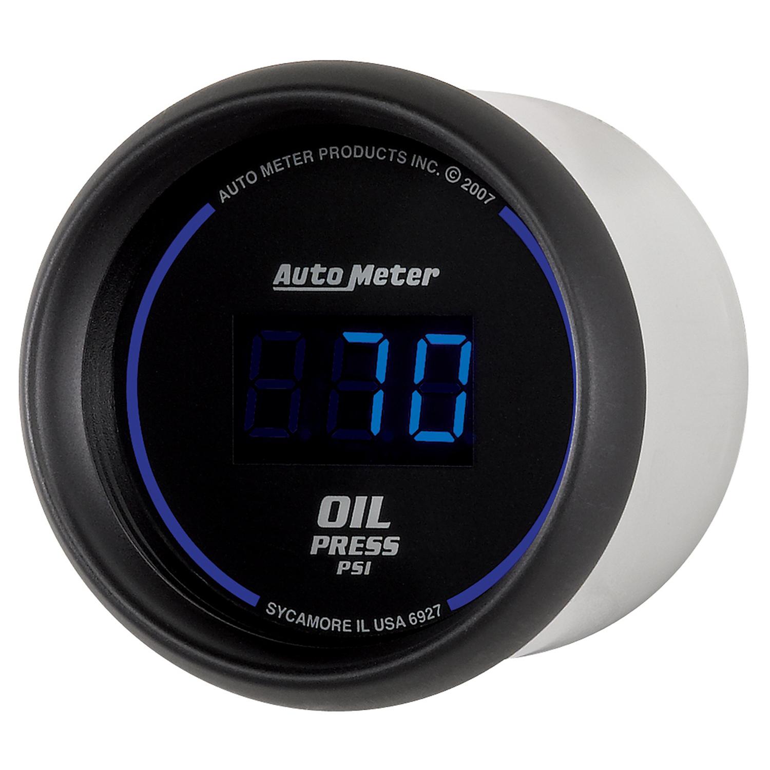 Autometer Cobalt Digital Series 0-100psi Oil Pressure Gauge
