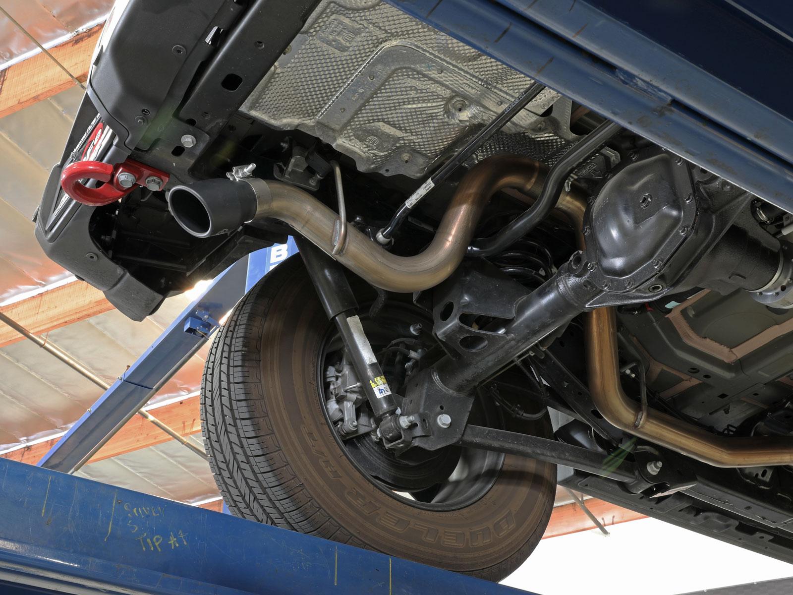 AFE Axle-Back Exhaust System (2018-2020 Jeep Wrangler L4-2.0L(t) / V6-3.6L) - 49-48070-1B