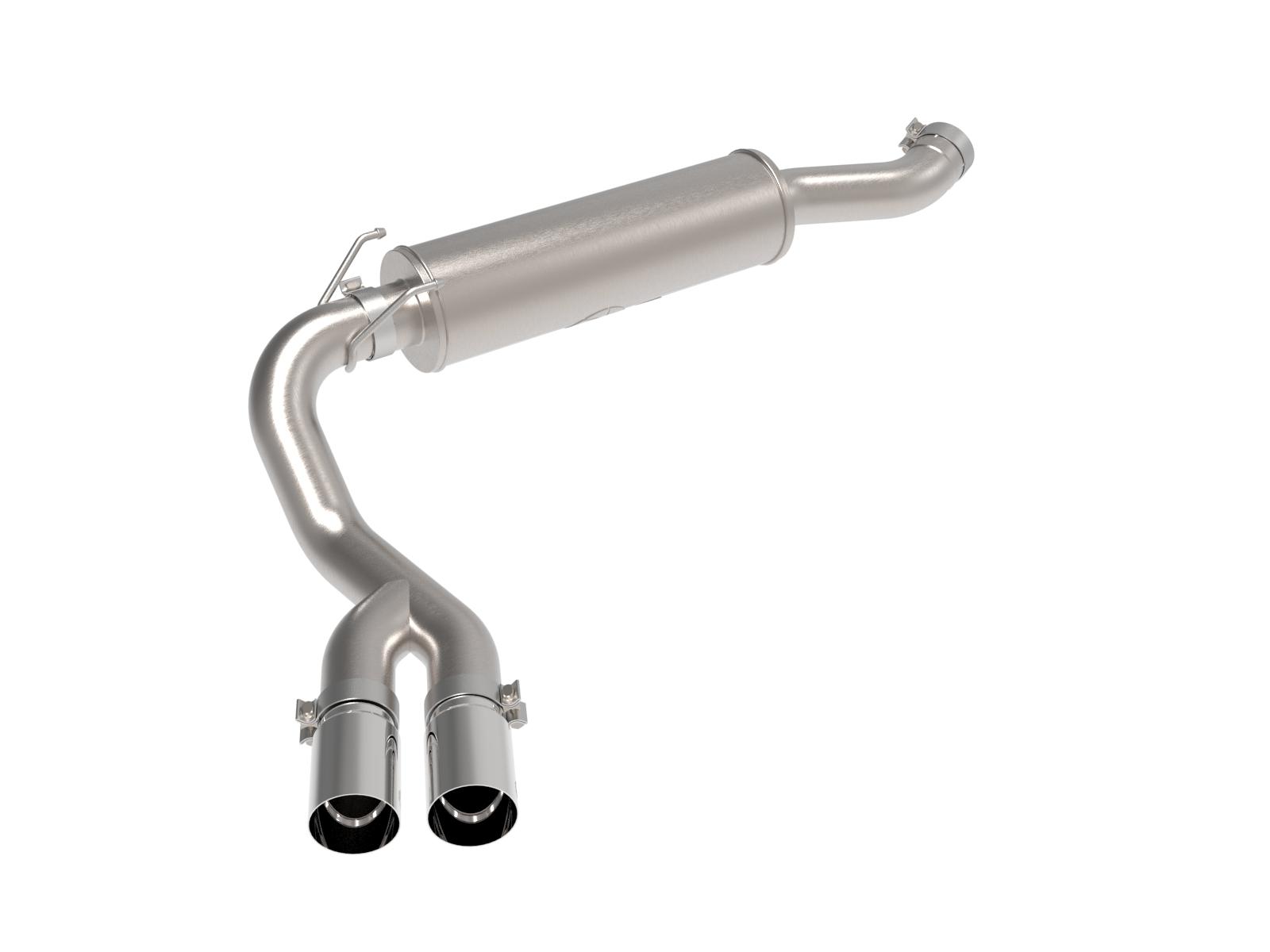 AFE Large Bore-HD DPF-Back Exhaust System w/ Polished Tip (2019-2021 2500, 3500) - 49-42082-P