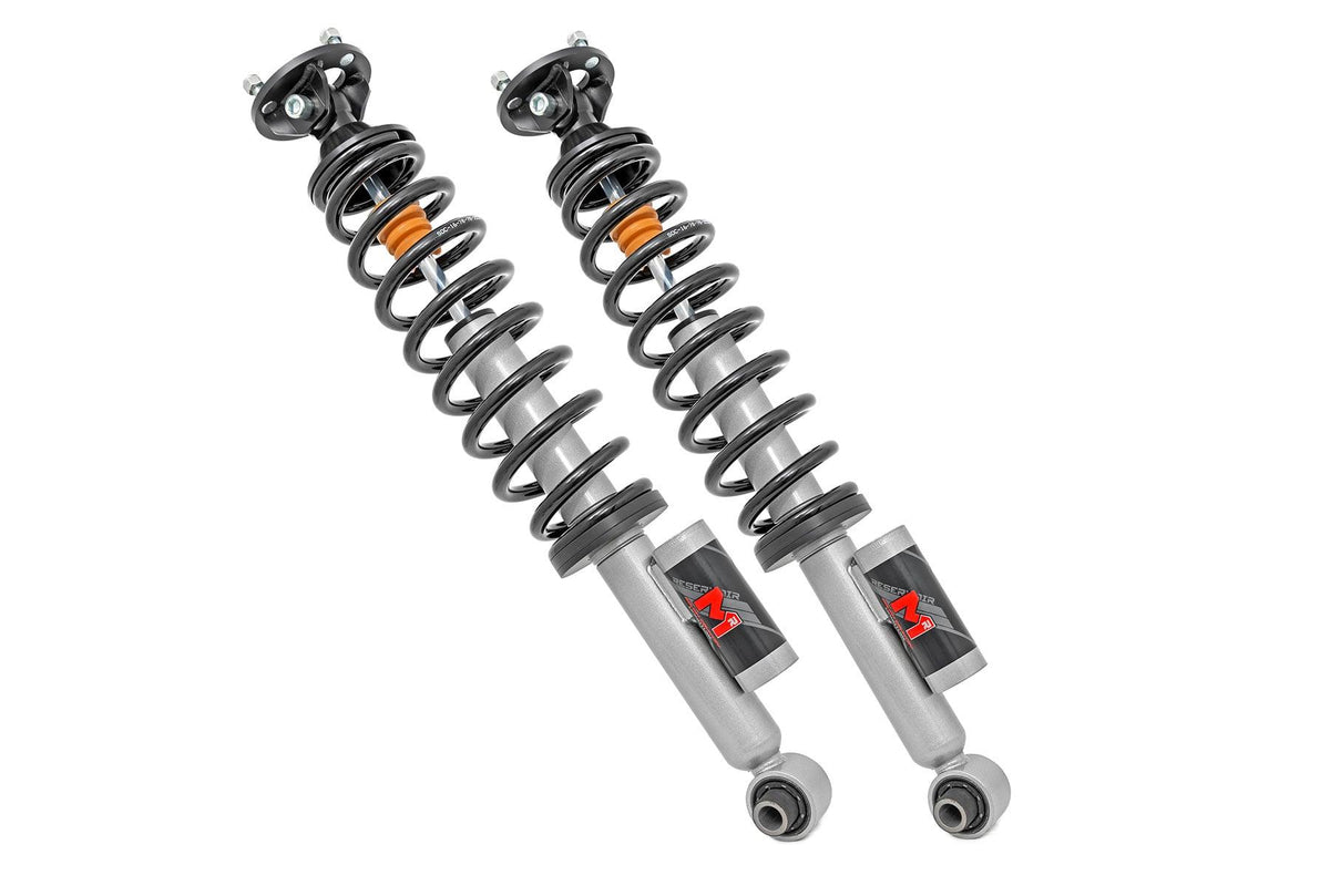 Rough Country M1R Reservoir Loaded Struts Adjustable Height Rear 5 Inch Ford Bronco (21-25) (2021-2026 Bronco) - 694045