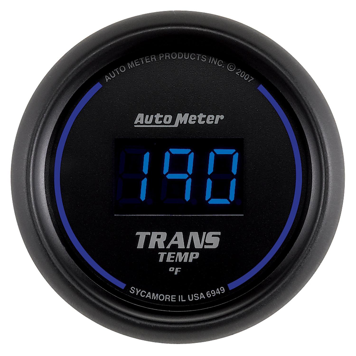 Autometer Cobalt Digital Series 0-300deg Trans Temperature Gauge