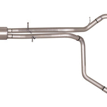 Gibson Exhaust 69504 Cat-Back Dual Split Exhaust System, Stainless