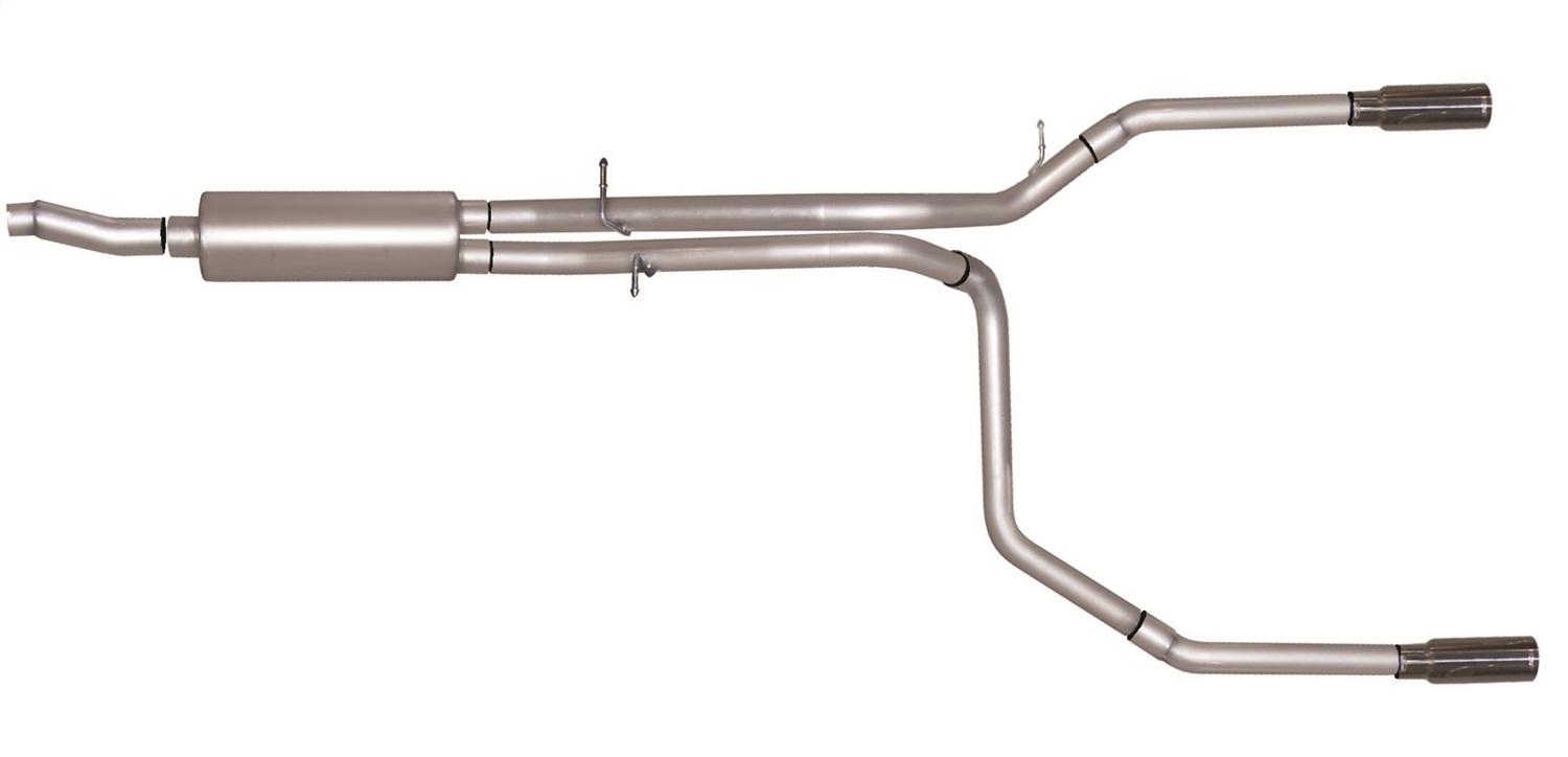 Gibson Exhaust 69504 Cat-Back Dual Split Exhaust System, Stainless
