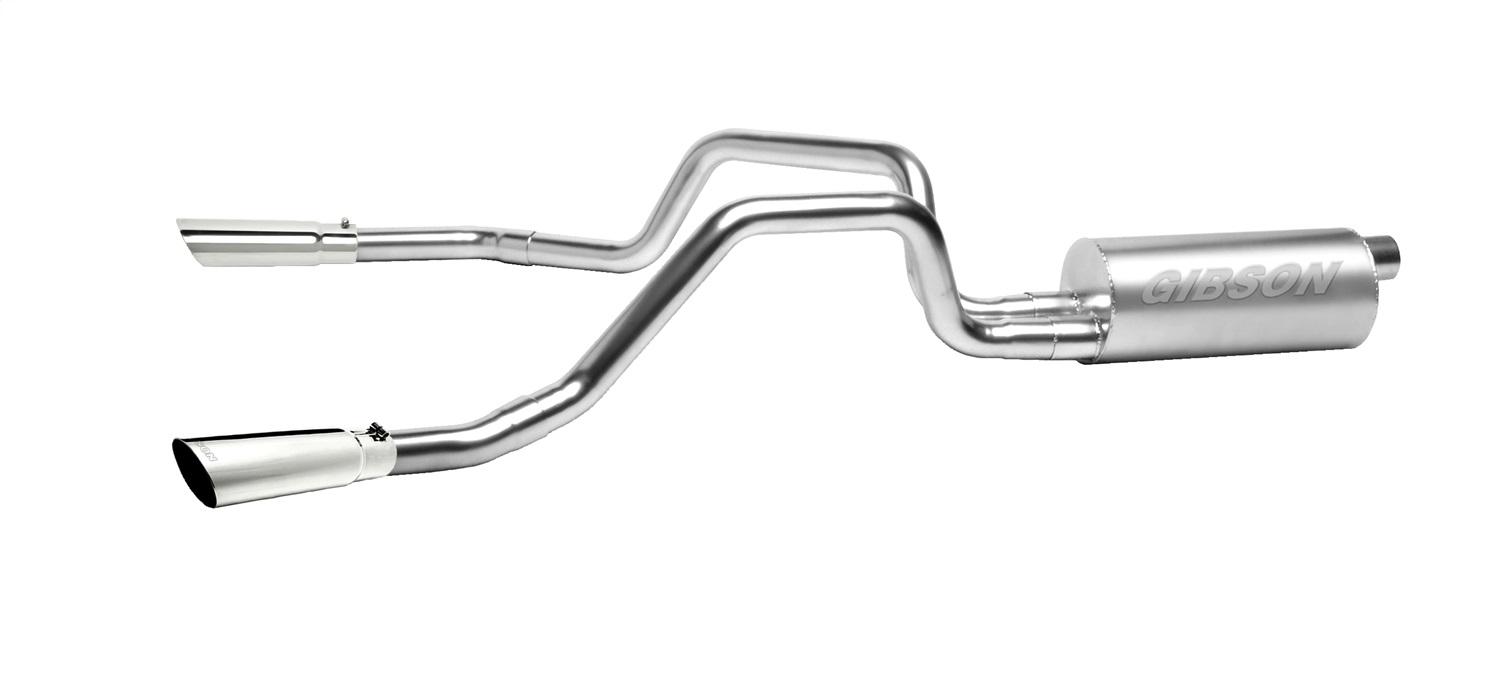 Gibson Exhaust 69523 Cat-Back Dual Split Exhaust System, Stainless