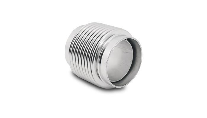 Vibrant Performance Bellows Assembly With Solid Liner, 1.875" I.D. X 2.75" Long - Electro Polished - 69527