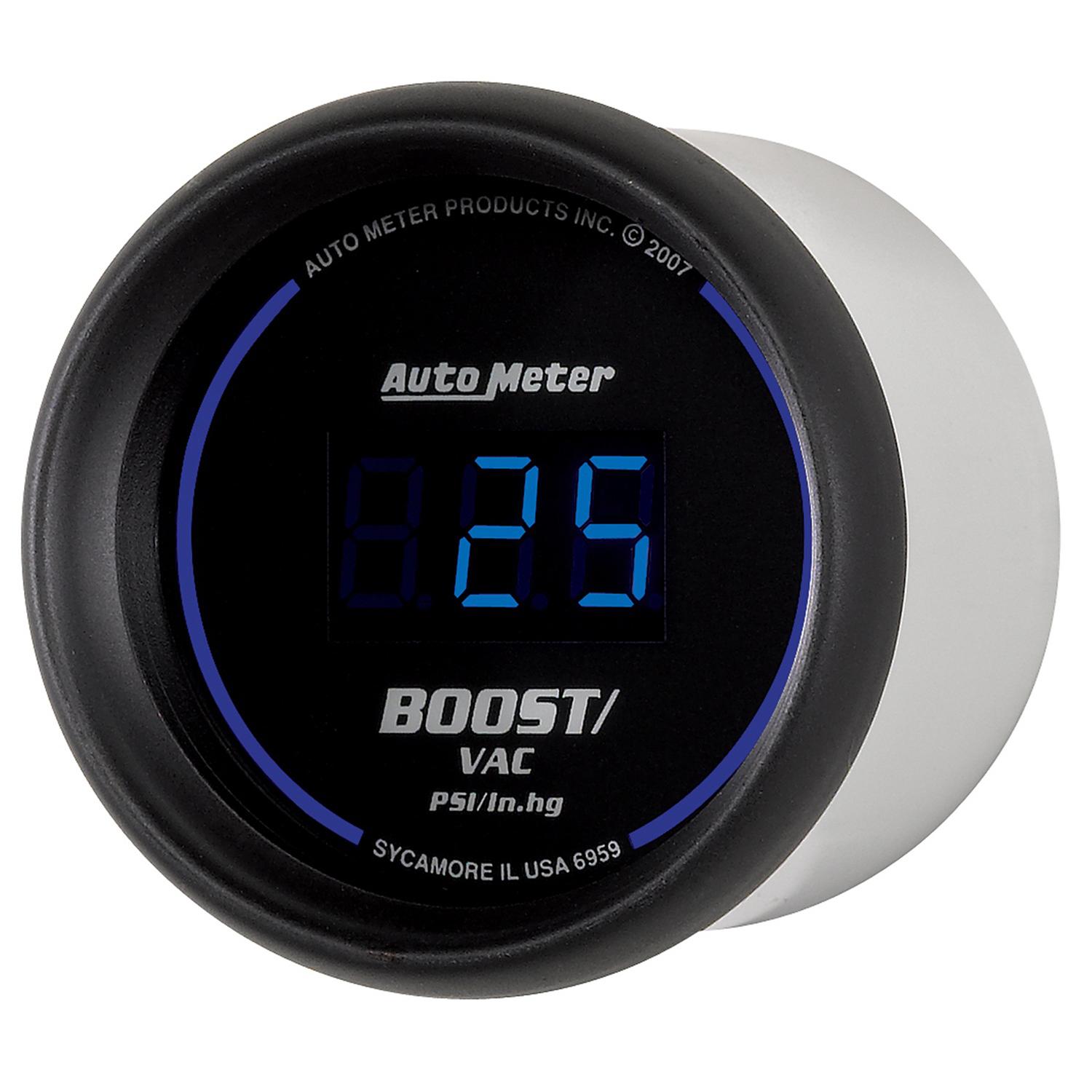 Autometer Cobalt Digital Series -30/+30 Boost Gauge
