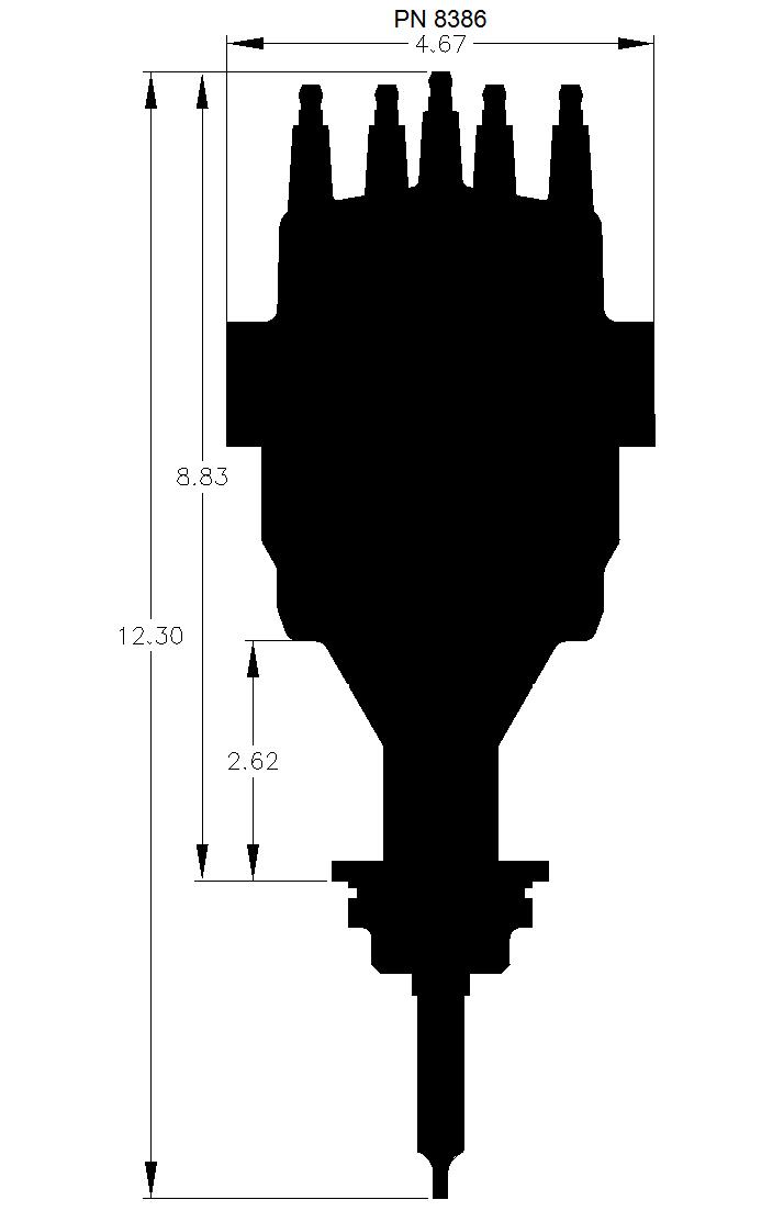 Chrysler 383-400 Ready-to-Run Distributor.  - 8386