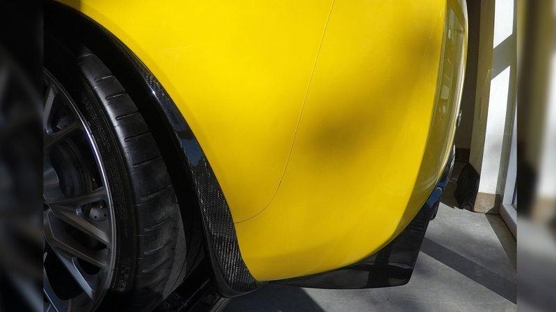 C7 Carbon C6Z-RMFR-CF ZR1 / Z06 / GS Rear Carbon Fiber Mudflaps - Rear Section