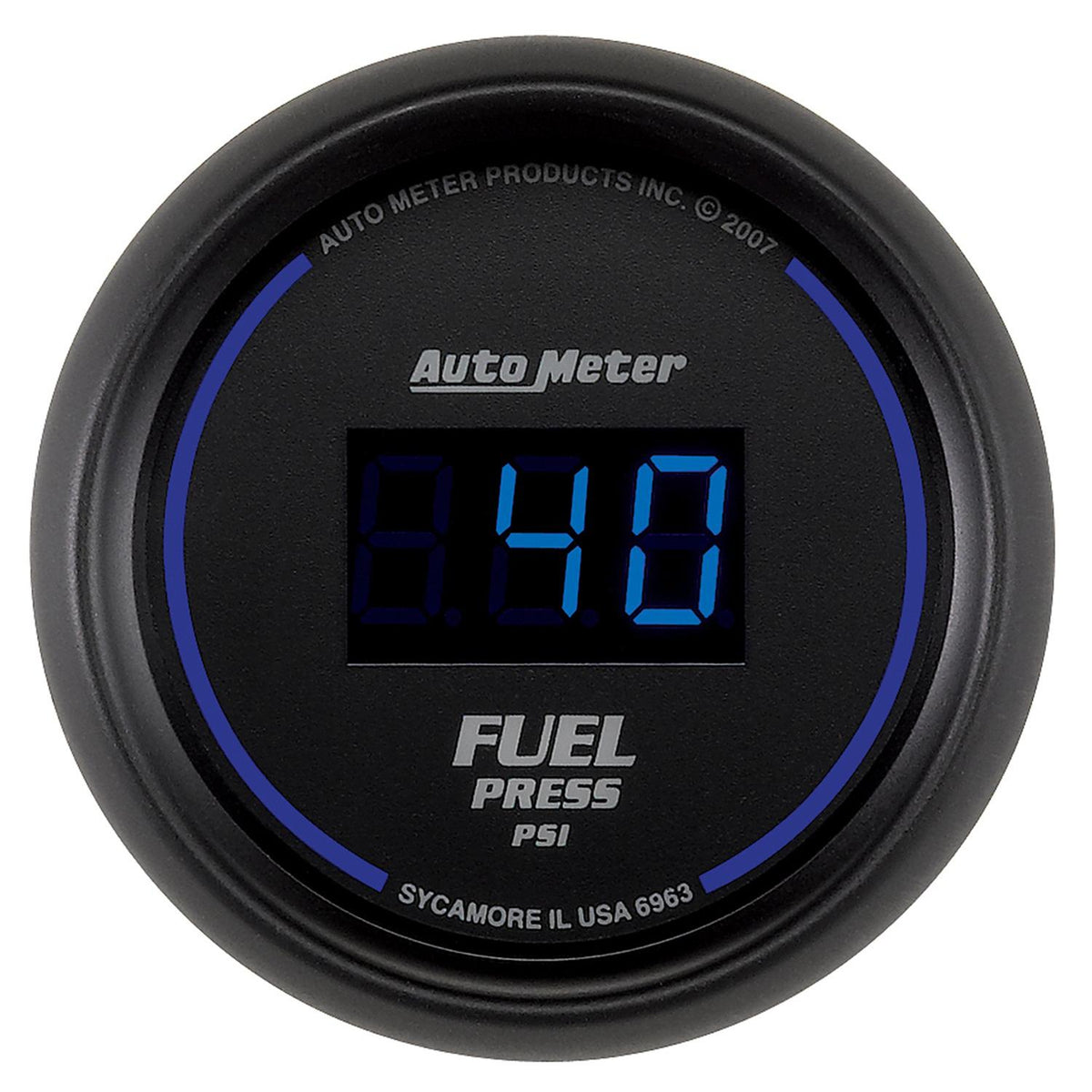 Autometer Cobalt Digital Series 0-100psi Fuel Pressure Gauge