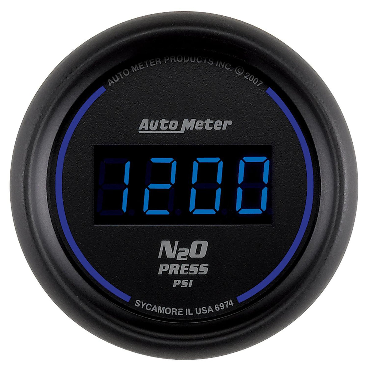 Autometer Cobalt Digital Series 0-2000psi Nitrous Pressure Gauge