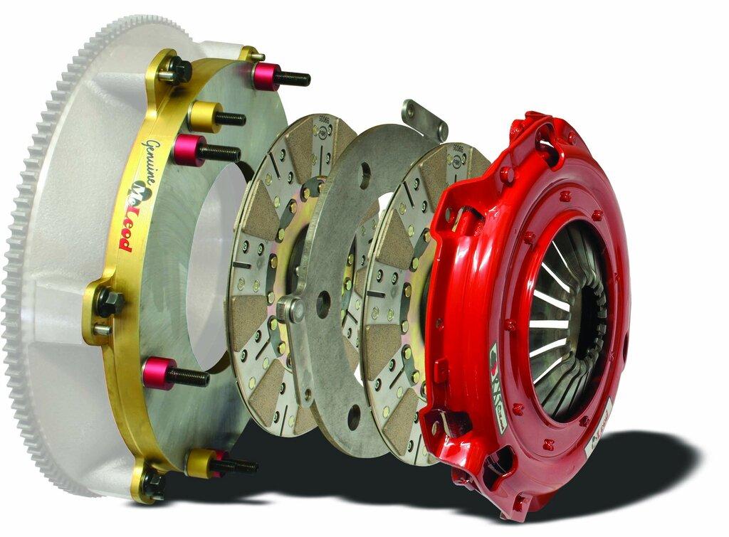 Mcleod Racing 6975-07M Sprung Hub RXT Street Twin Disc Clutch Kit - Clutch Only (2010-2014 Shelby GT500 / 2009-2017 Dodge Challenger)