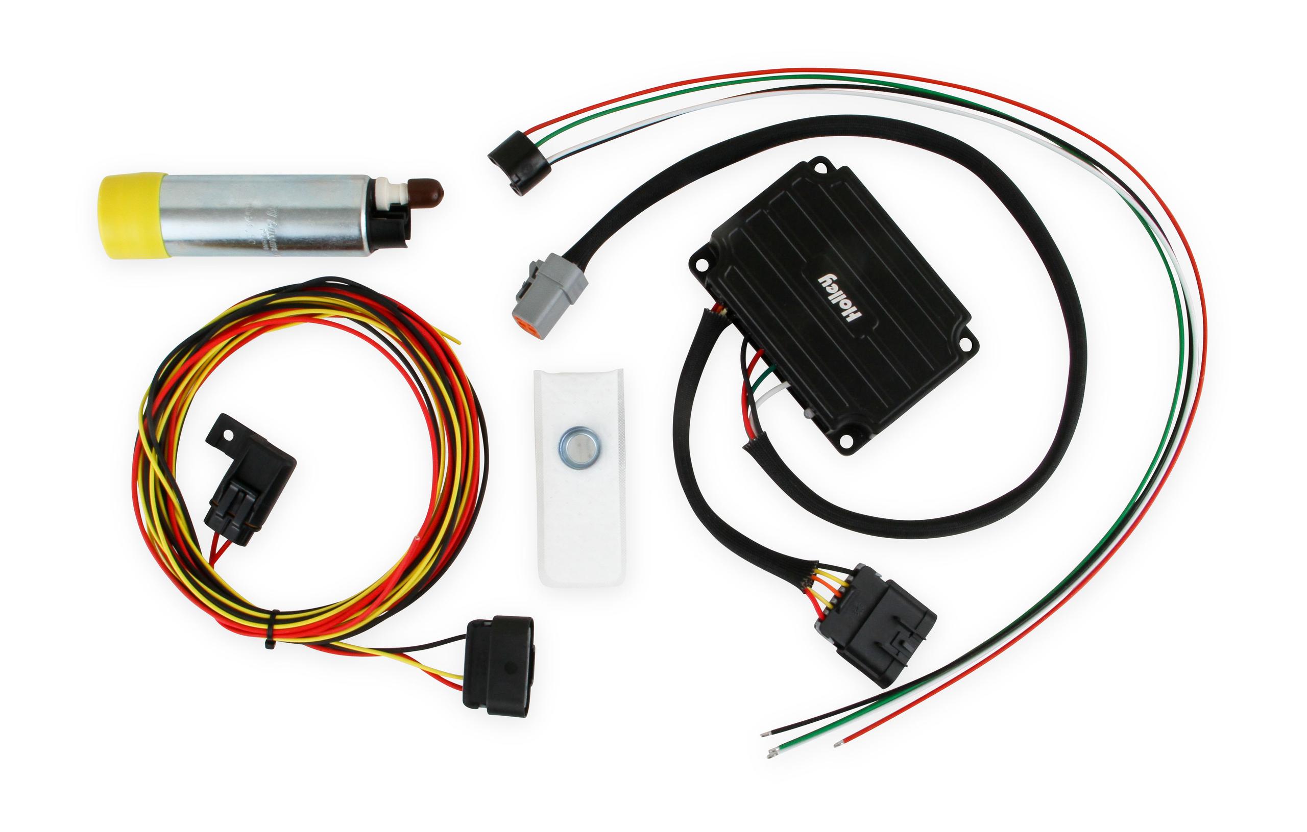 Holley VR1 Series Brushless Fuel Pump w/Controller Quick Kit.  - 12-767