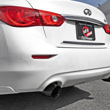 AFE Takeda Cat-Back Exhaust System w/ Black Tip (2016-2021 Q50) - 49-36132NM-B