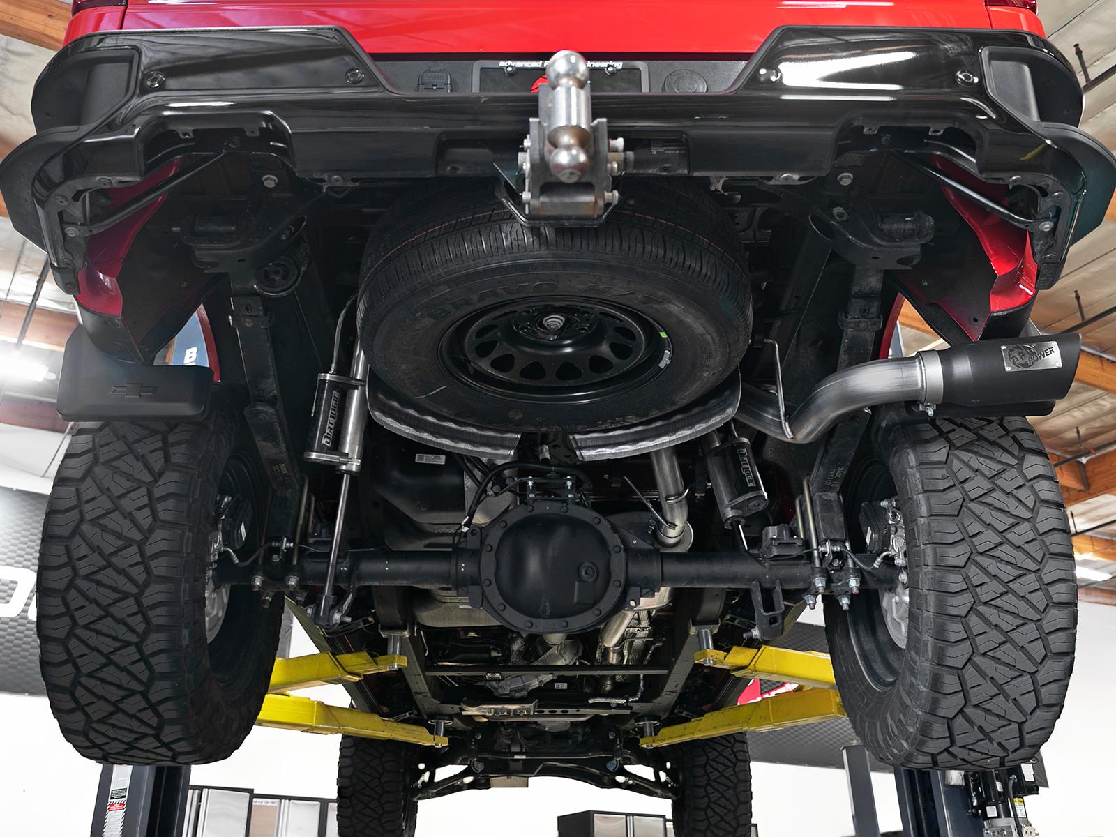 AFE Cat-Back Exhaust System (2019-2020 GM Trucks V6-4.3L/V8-5.3L) - 49-44107-B