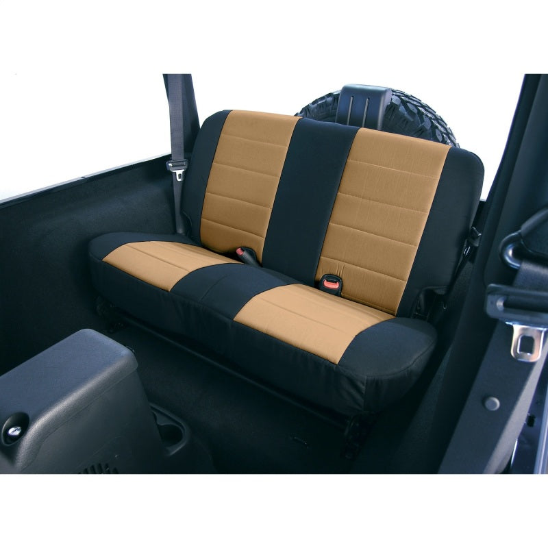 Rugged Ridge Neoprene Seat Cover Rugged Ridge Rear Tan 97-02 Wrangler - 13261.04