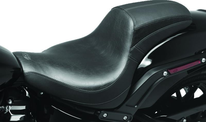 Mustang 06-17 Harley Softail Wide Tire (200mm) Standard Touring, Wide Touring Passenger Seat - Black